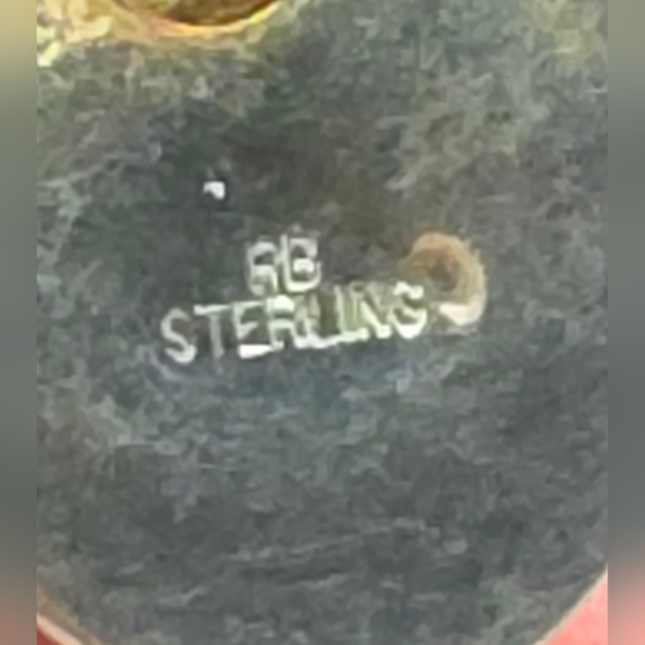 VINTAGE ROBERT BEGAY NAVAJO PURPLE CHAROITE AND STERLING SILVER 925 EARRINGS - Picture 2 of 3